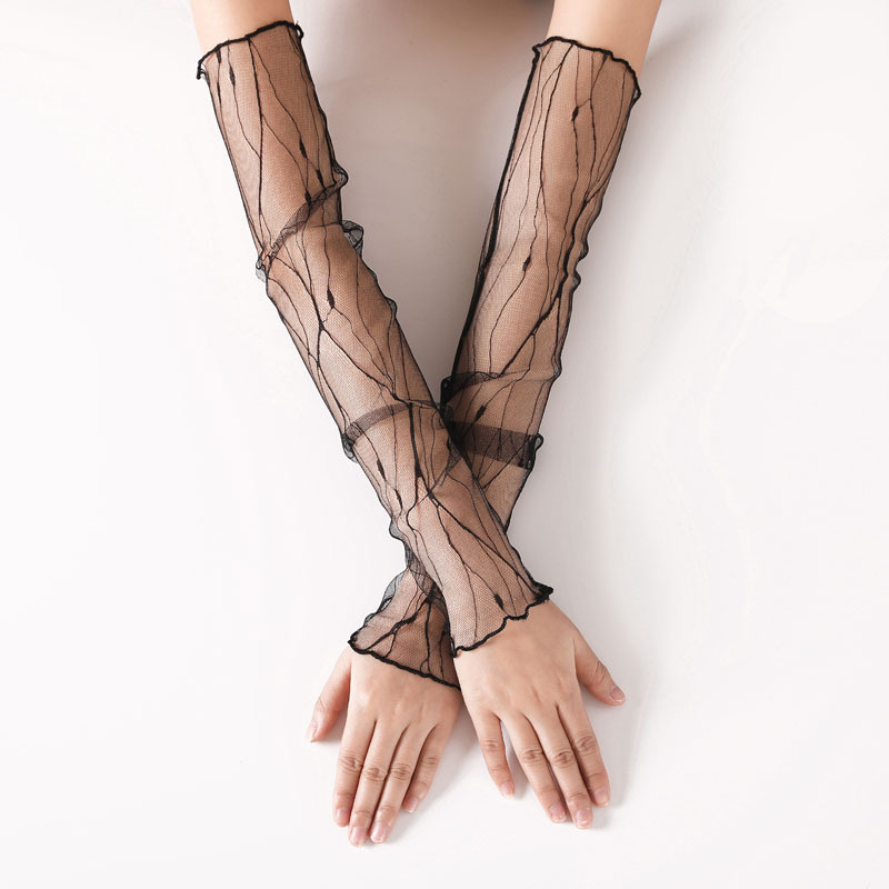 Outdoor Sport Gloves - Mesh ice sleeve women summer long