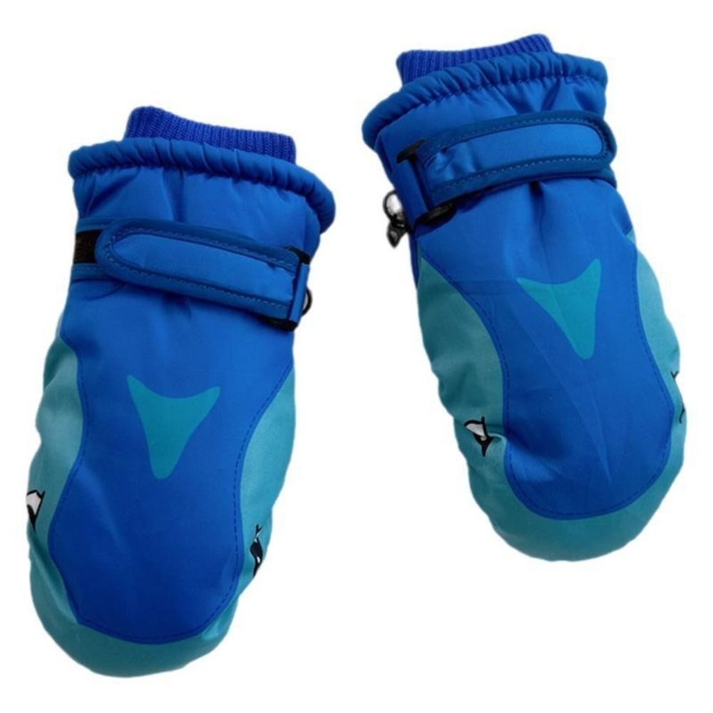 Outdoor Sport Gloves - Cartoon Children Ski Gloves Warm Shark