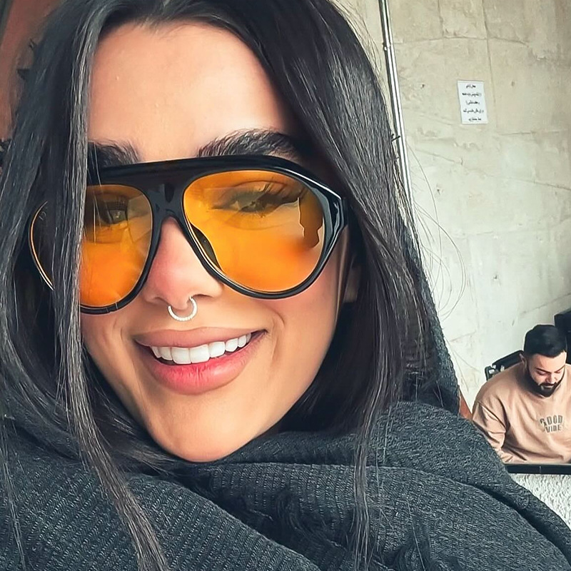 Fashion Oversized Pilot Sungla - огляд і ціна Outdoor Sport Glasses