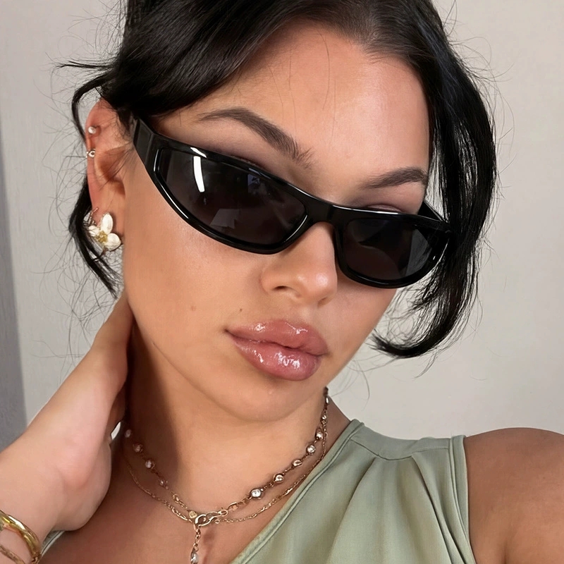 Y2K Narrow Rectangle Wrap Arou - огляд і ціна Outdoor Sport Glasses