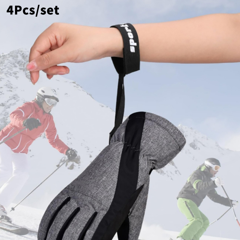 4Pcs Ski Glove Wrist Strap Glo - огляд і ціна Outdoor Sport Gloves