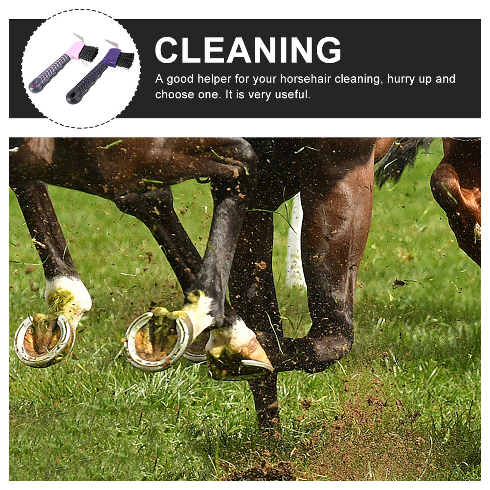 2Pcs Horse Hoof Pick Brush Rel - огляд і ціна Brushing Boot Horse