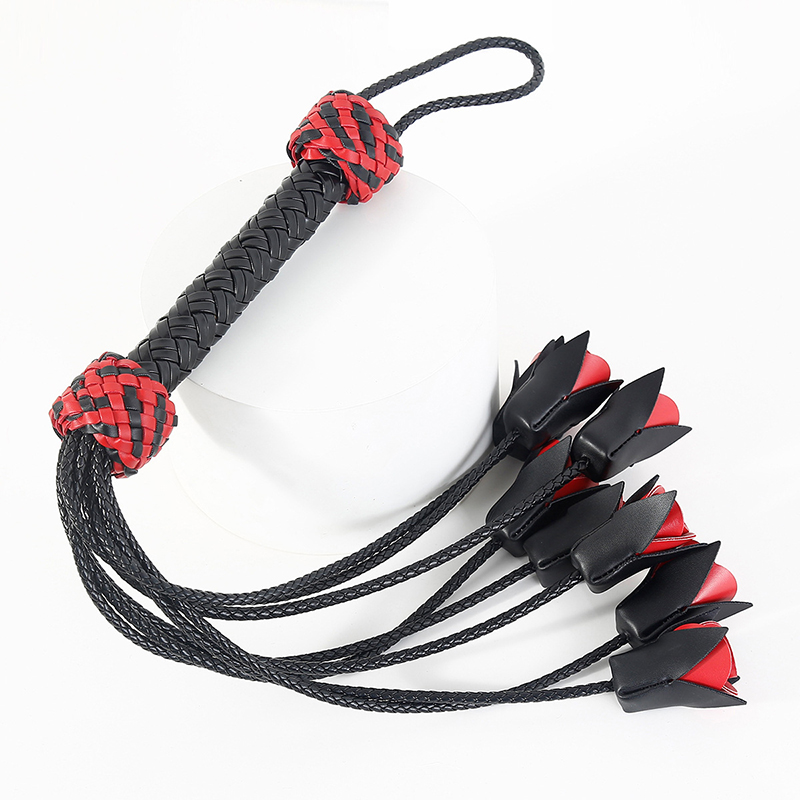 64.5cm Leather Handle Rose Top - огляд і ціна Riding Crop Dressage