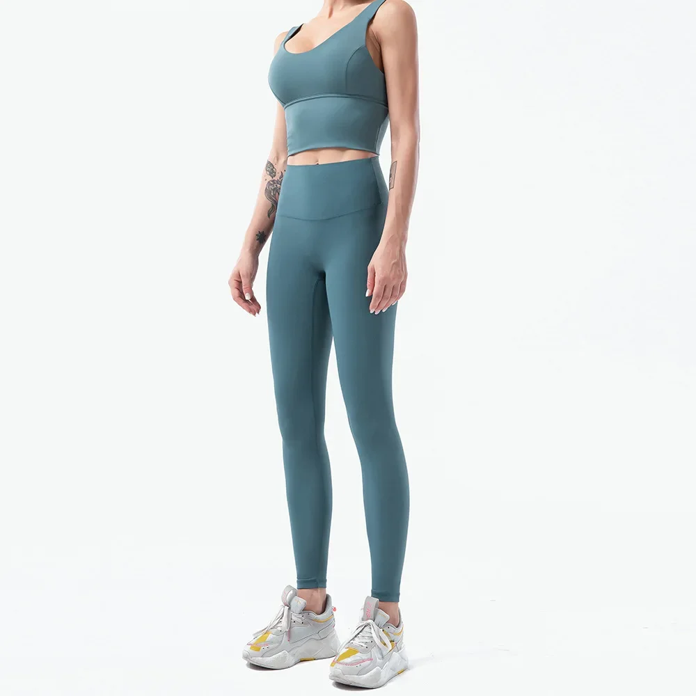 Naked-Feel Yoga Set Yoga Leggi - огляд і ціна Outdoor Sport Leggings