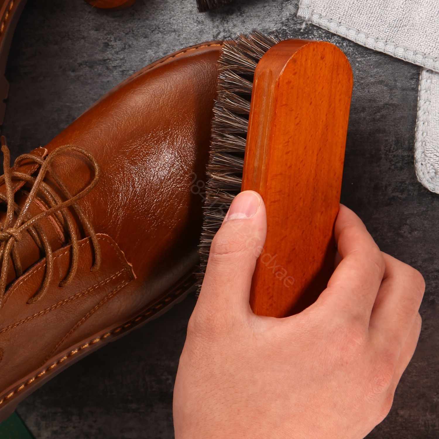 Long-Handled Shoe Brush Horseh - огляд і ціна Brushing Boot Horse