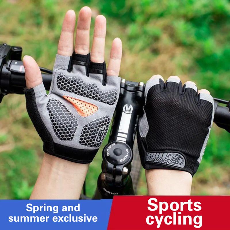 Half Finger Cycling Gloves Men - огляд і ціна Outdoor Sport Gloves