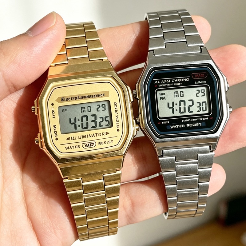 F91W Band Watch Waterproof Ret - огляд і ціна Outdoor Sport Watch