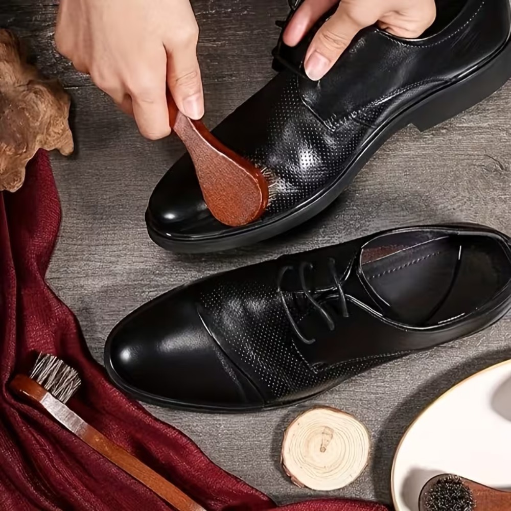 3PCS Horsehair Shoe Brush Set  - огляд і ціна Brushing Boot Horse