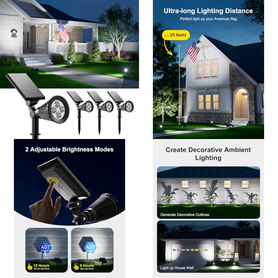 Solar Spotlights Outdoor Water - огляд і ціна Outdoor Spotlight