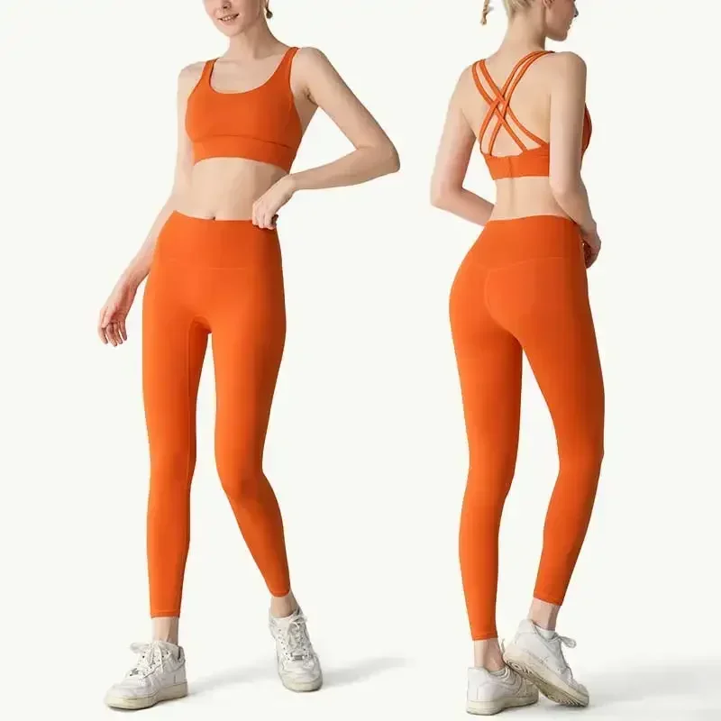 Women's 2 Piece Yoga Set Sexy  - огляд і ціна Outdoor Sport Leggings