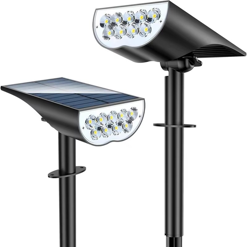 9 LED Solar Garden Spotlights  - огляд і ціна Outdoor Spotlight