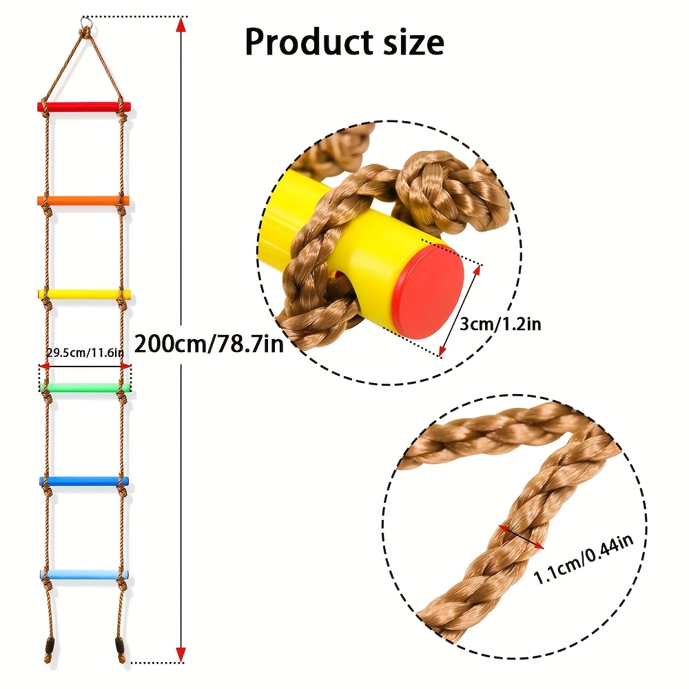 1pc Colorful Kid Climbing Ladd - огляд і ціна Outdoor Sport Climbing Gear