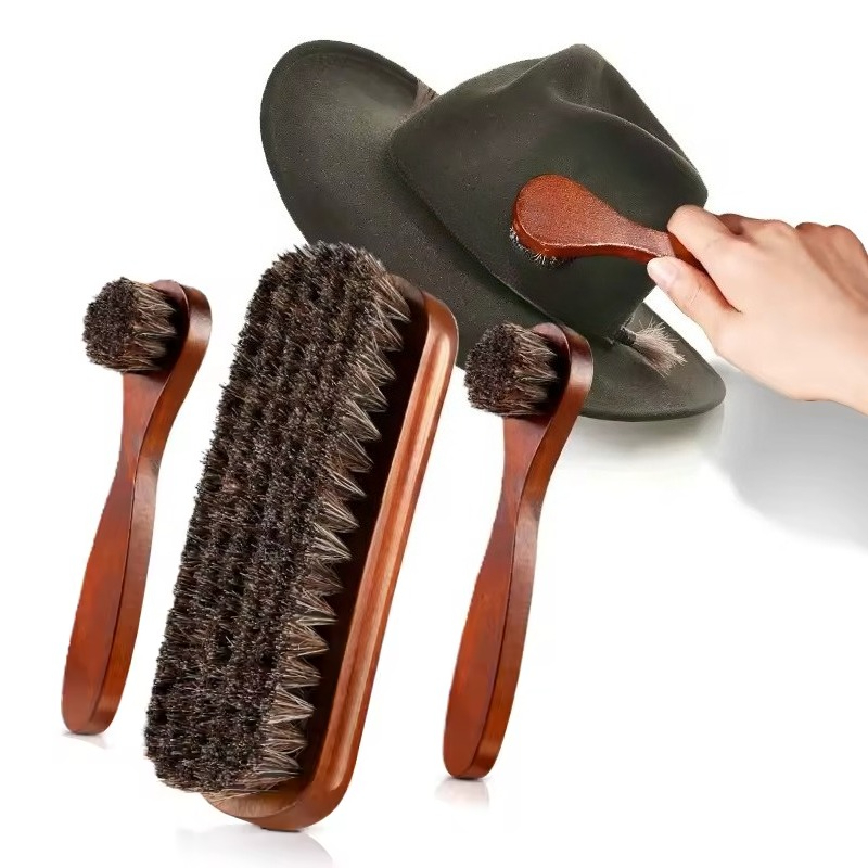 Horsehair Shoe Brush Set Leath - огляд і ціна Brushing Boot Horse