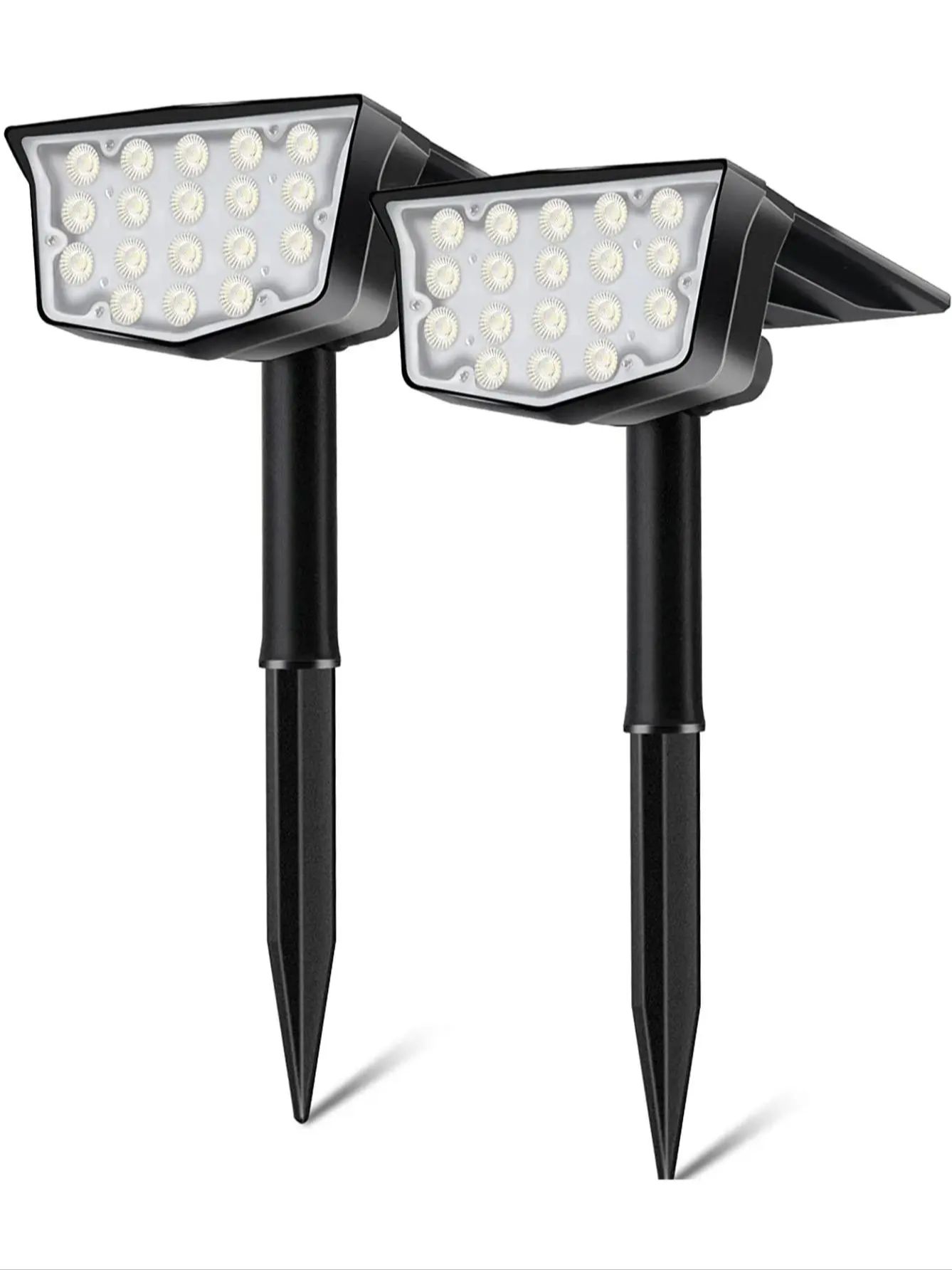 2Pcs Solar Outdoor Spot Lights - огляд і ціна Outdoor Spotlight
