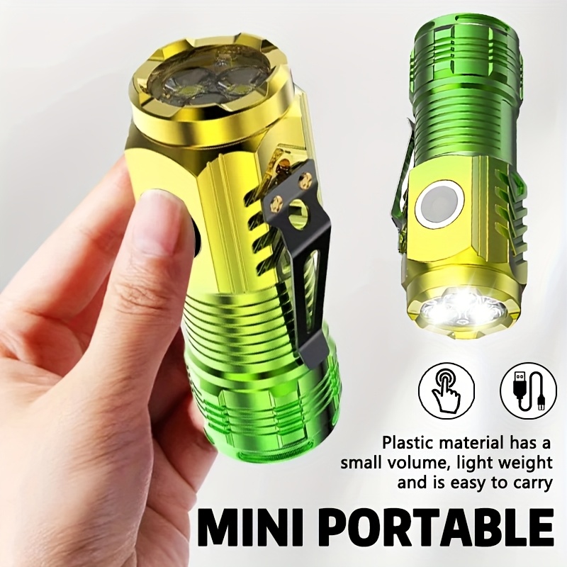Mini 3LED Flashlight With Pen  - огляд і ціна Outdoor Spotlight