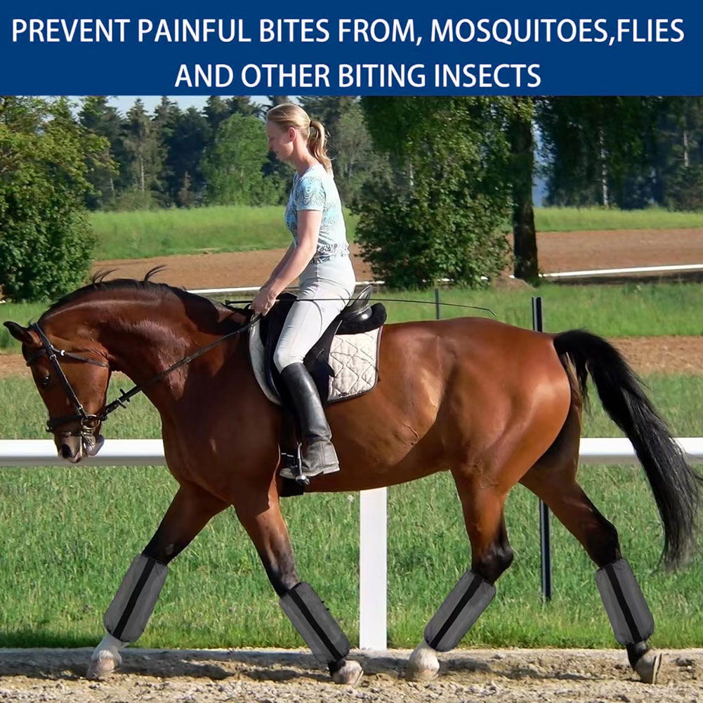4Pcs Mesh Fly Boots For Horses - огляд і ціна Brushing Boot Horse
